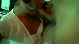 Heartfelt Solo Trans Sluts Masturbate Cutely in Mirror