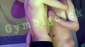 Is this handsome asian twink riding bareback on his boyfriend's cock in their homemade video?