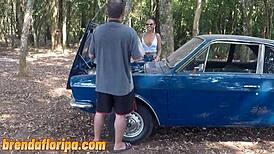 Watch This Peruvian Babe Rip Clothes for Monster Cock Action!