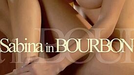 Slim D cup teen Sabina brews coffee nude in kitchen