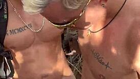 Outdoor Orgy With Famous Twinks