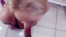 fucking the maid's big ass bent over in the kitchen doggystyle