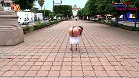 Horny Milf's Public Sex With Stranger In Mexico City Streets