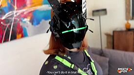 Hot Redhead QT Robot Goes Deep with Sex and Creampie