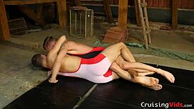 Gay Jock Pounding Ass Bareback With Hardcore Blowjob