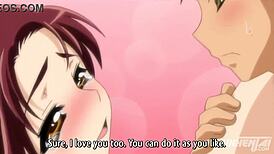 busty teen 18+s fight for a lucky man in threesome creampie hentai