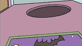 halloween in a strange house cartoon porno with anime hentai vibes.