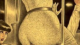 Desene erotice vintage detaliate