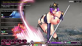 karryn's pussy wrecked in prison hentai? get pounded now!