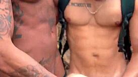 Outdoor Orgy With Famous Twinks