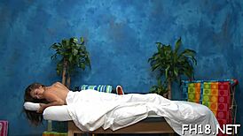 sexy 18 year old cutie gets fucked hard by her masseur