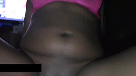 ebony slut riding huge black cock like a pro 😈