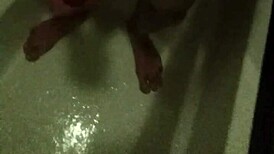 It's me stroking my cock hard in the shower