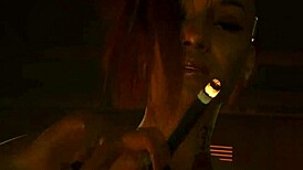 Judy Alvarez Fucking That Girl in Hot Cyberpunk Lesbian Sex?