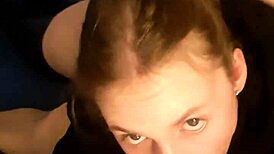 German Teen 18+ Performs Deepthroat Blowjob With Friend