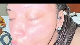 BBW Sucks Big Black Cock After Cum Facial