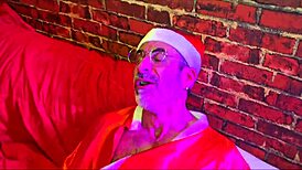 after hard night's work, elves orgy and fuck old noel all night