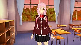 hey, check out inori yuzuriha getting creampied in guilty crown hentai