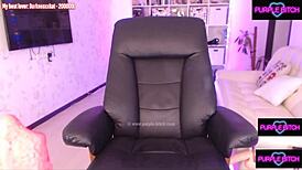 Cutest Kitty-Slut Sucks Huge Dildo