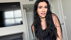 yo, proving my moves with goth sis delilah dagger