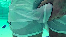 XnxxJohn Pool Boy Caught in See-Thru Underwater GoPro Action