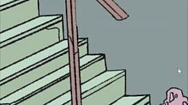 halloween in a strange house cartoon porno with anime hentai vibes.