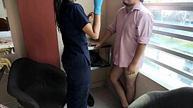 Holiday party with babe turns festive