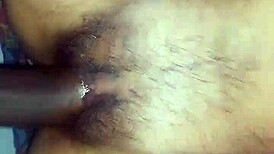 Szaleństwo w wielkiej cipie żony z interracial wielkim kutasem, maso i wytryskiem