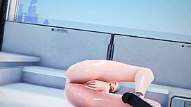 code valkyrie ii fingering and fucking in bedroom and bath with cumshot.