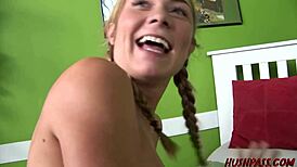 Hey, wanna see this hot blonde teen fuck an old guy?