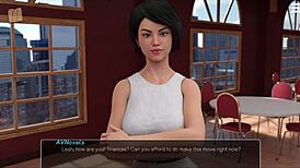 brunette with big tits submits to master in outdoor setting