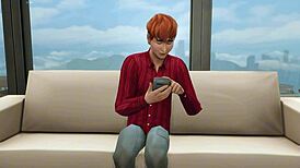 caught my stepson jerkin’ off in his room, so i helped him out