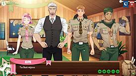 My Pulse Quickens Watching Game Friends Camp Episode 9 with Natsumi’s Juicy Blowjob in Russian Voice