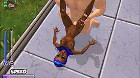 bonetown vacation ep 11 brings outdoor assfucking on holiday. bone voyage in wild 3d comedy!