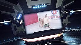 Will Tile owns Lora Cross on mat, then slams his BBC into her tight frame after rimming! 😮