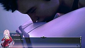 Erotic yoga game with the deluca family