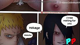 Naruto parody with Sasuke banging Hinata hard