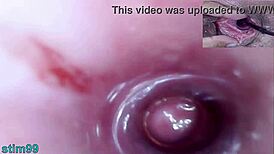 I’m so into extreme cervix play, oops, peehole fuckin’ with dildo!