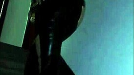 Intriguing latex goddess femdom anime hentai scene