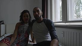 Couple sizzles through all sex positions in bed