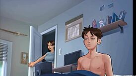 In Summertime Saga, I Ride My Stepbro's Face And Swallow Cum Live.