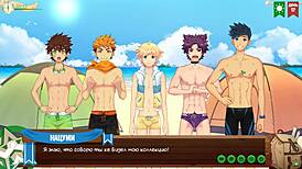 Photographer's Badge Episode 18: Twink Teens Engage In Gay Hentai Action With Russian Voice Acting.