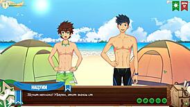 Photographer's Badge Episode 18: Twink Teens Engage In Gay Hentai Action With Russian Voice Acting.