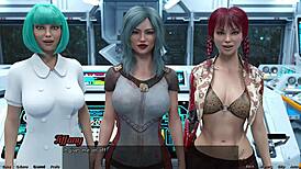 Hot Indian Milf Stranded in Space with Curvy Outfit