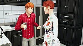 caught my stepson jerkin’ off in his room, so i helped him out