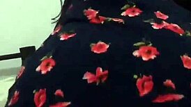 hanging out with the neighbor in that floral dress, she's got a big ass