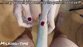 i’m so into this cfnm nurse thing, part 4, foreskin circumcision and milking at hospital