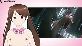 try not to cum to this 3d hentai vtuber challenge