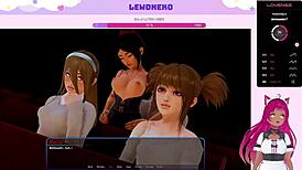 hey, watch vtuber lewdneko play harem hotel part 20 now