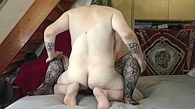 The BBW Slave Girl Gets Hard Fucked By Two Guys In A Deepthroat And Face Fucking Session